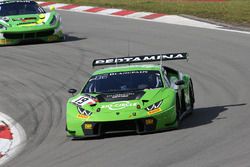 #19 GRT Grasser Racing Team Lamborghini Huracan GT3: Andrea Caldarelli, Ezequiel Perez Companc