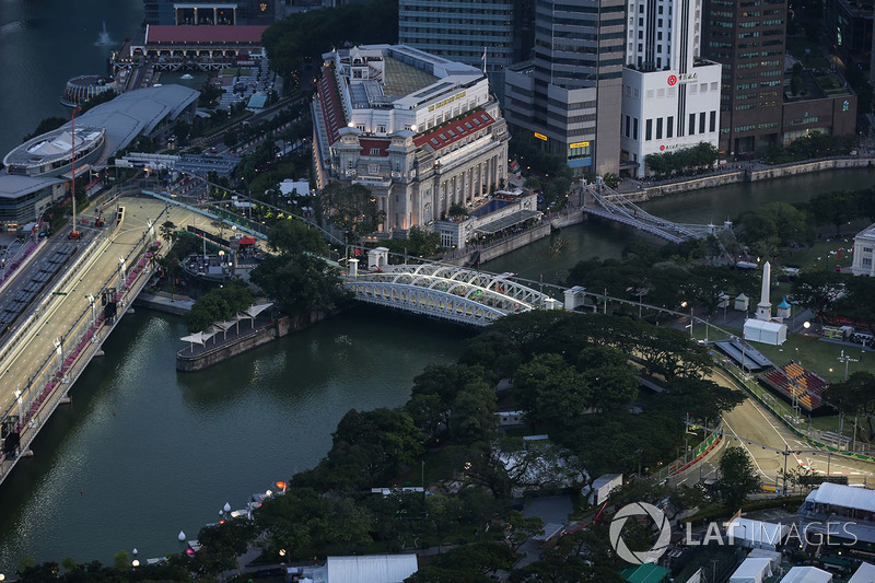 Aerial view from the 66th floor of the Swissotel