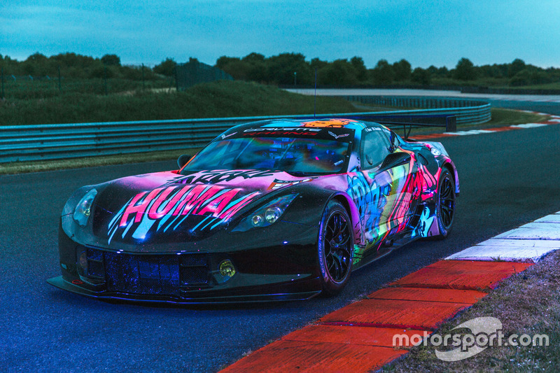 La livrée "Human" de la #50 Larbre Competition Chevrolet Corvette C7.R