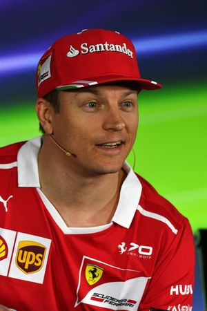 Kimi Raikkonen, Ferrari en conférence de presse