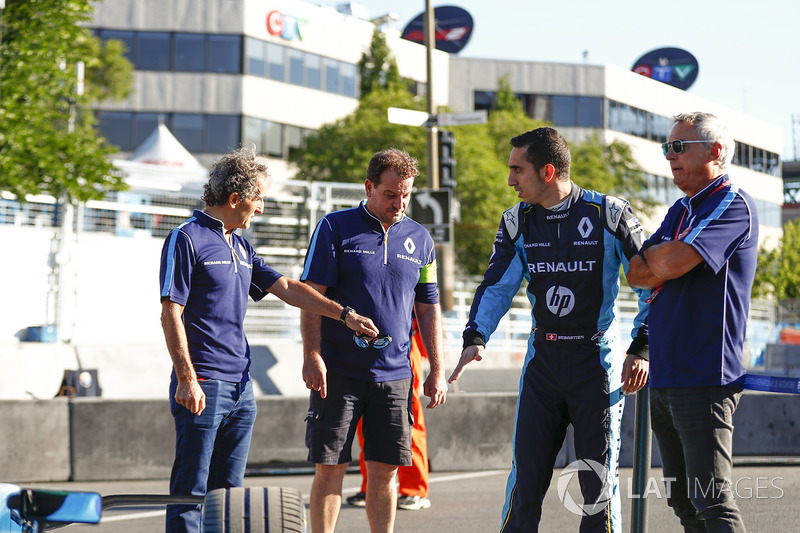 Alain Prost, Sébastien Buemi, Renault e.Dams, ve Jean Paul Driot