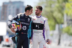 Jose Maria Lopez, DS Virgin Racing, with Sébastien Buemi, Renault e.Dams