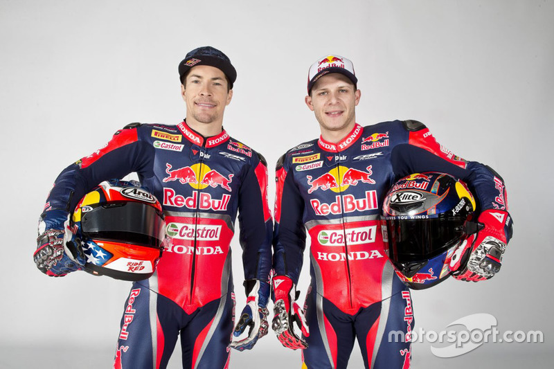 Nicky Hayden et Stefan Bradl
