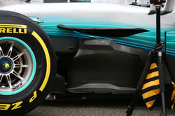 Mercedes AMG F1 W08, bargeboard