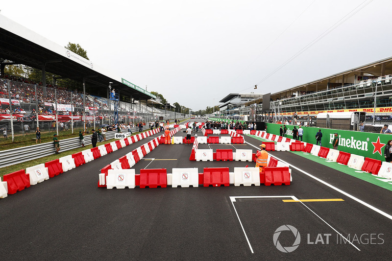 Pista de Kart la meta y la recta principal