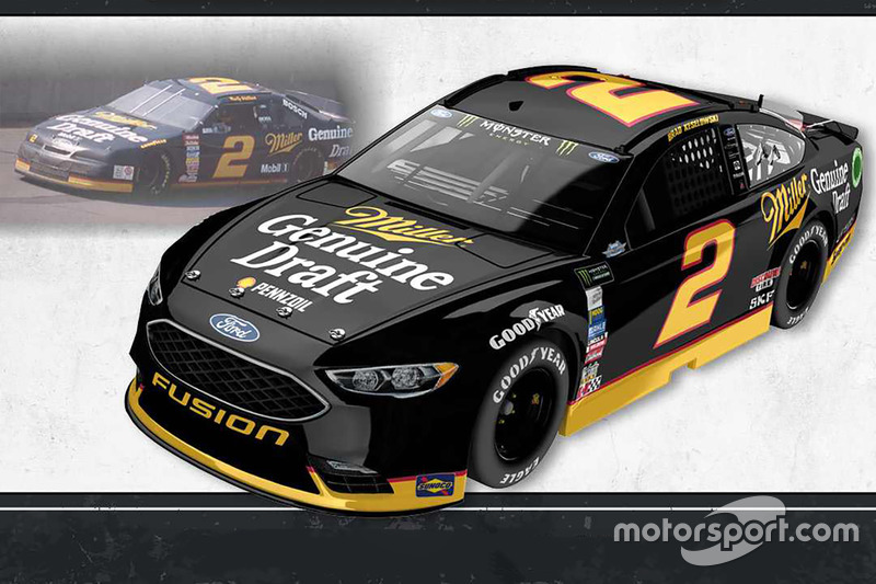 Throwback-Design: Brad Keselowski, Team Penske Ford