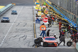 Daniel Suárez (Joe Gibbs Racing Toyota) boxkiállása