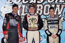 Winner Christopher Bell, second place Daryn Pittman, third place Justin Grant