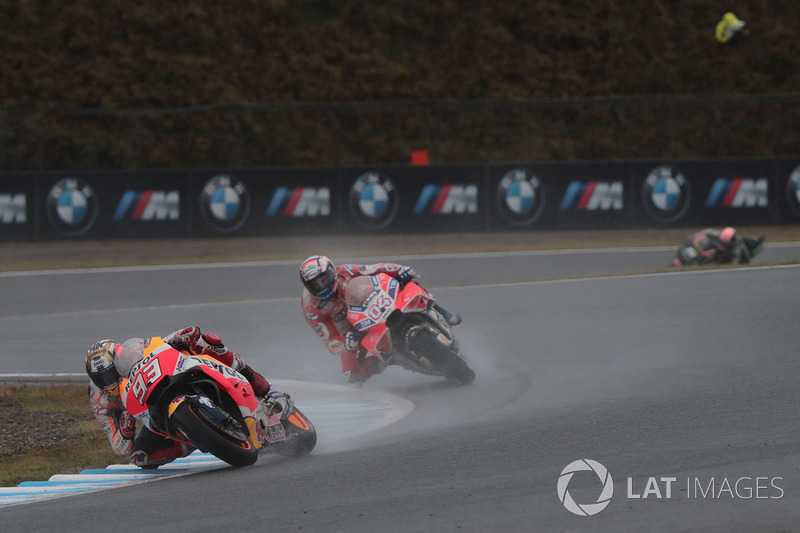Марк Маркес, Repsol Honda Team, и Андреа Довициозо, Ducati Team