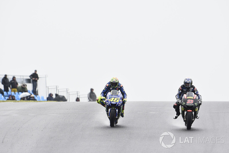 Valentino Rossi et Broc Parkes