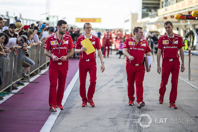 Dave Greenwood, Ferrari Race Engineer