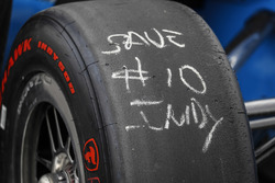 Ed Jones, Chip Ganassi Racing Honda, banden