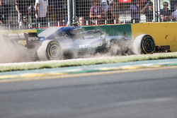 Valtteri Bottas, Mercedes AMG F1 W09, runs off the track