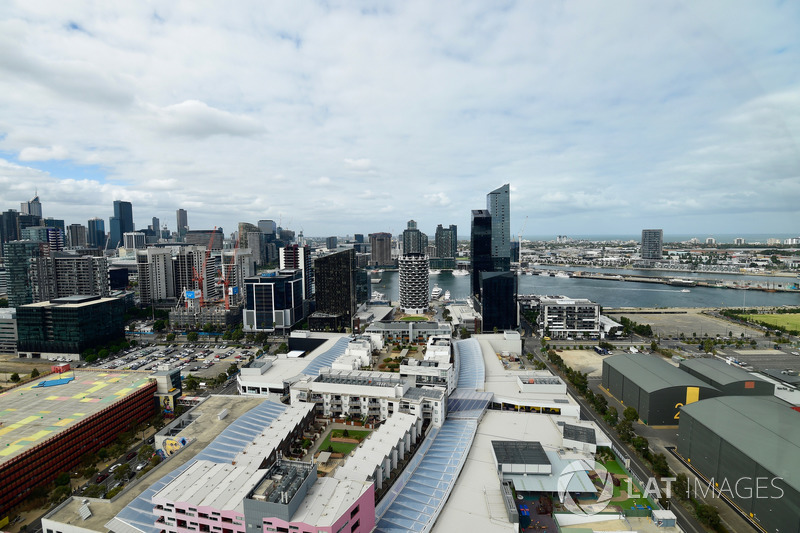Melbourne şehir görünümü