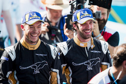 Podyum: Yarış galibi Jean-Eric Vergne, Techeetah, 2. sıra Andre Lotterer, Techeetah