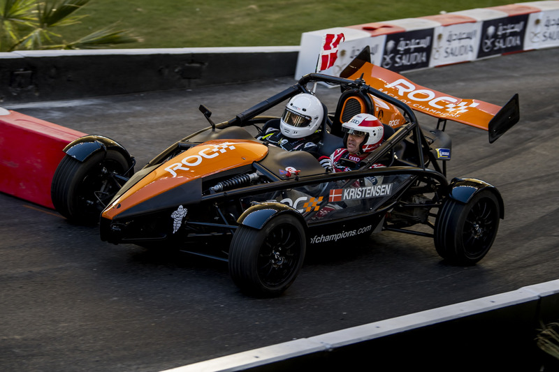 Tom Kristensen con el Ariel Atom Cup