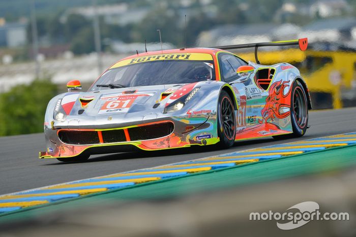 #61 Clearwater Racing Ferrari 488 GTE: Weng Sun Mok, Keita Sawa, Matthew Griffin