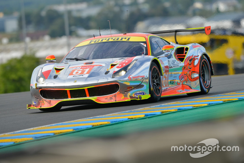 #61 Clearwater Racing Ferrari 488 GTE: Weng Sun Mok, Keita Sawa, Matthew Griffin