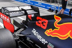 Red Bull Racing RB14 rear wing detail