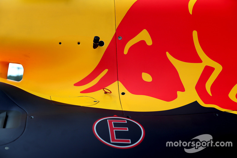El detalle de la carrocería de los Red Bull Racing RB13