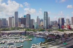 Panorámica de la zona del circuit de Miami propuesto para la F1