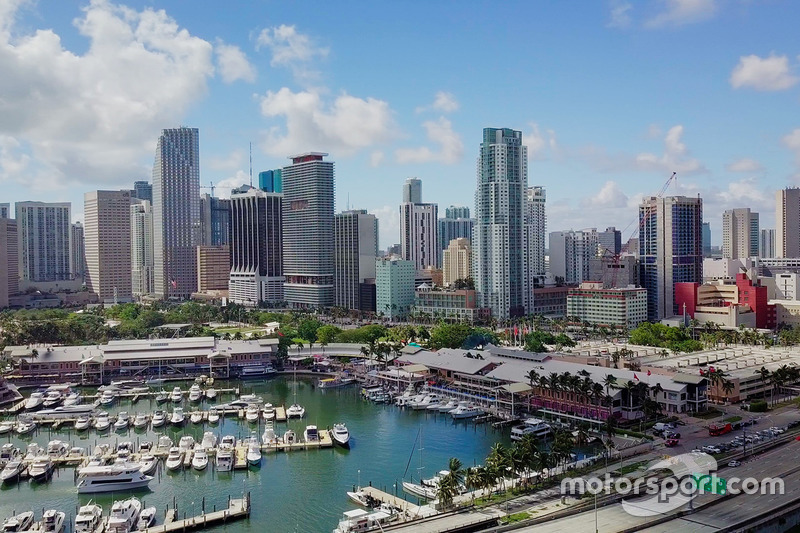 Overview of proposed F1 circuit area in Miami