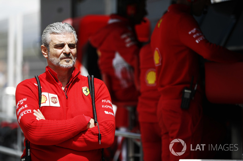 Maurizio Arrivabene, jefe de equipo, Ferrari