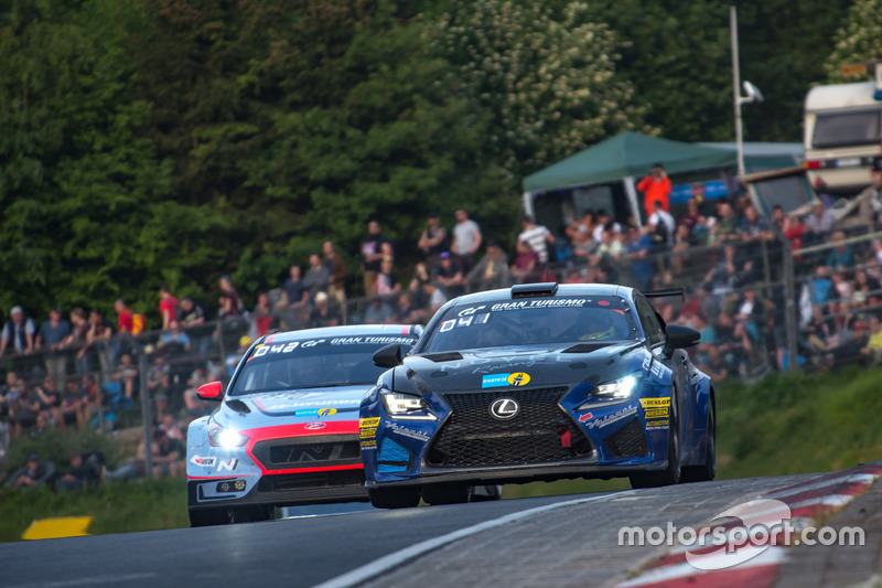 #42 Ring Racing with Novel Lexus RCF: Kota Sasaki, Yoshimoto Hiroki, Dominik Farnbacher, Mario Farnbacher