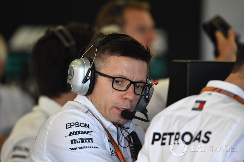 Peter Bonnington, ingénieur de course Mercedes AMG F1