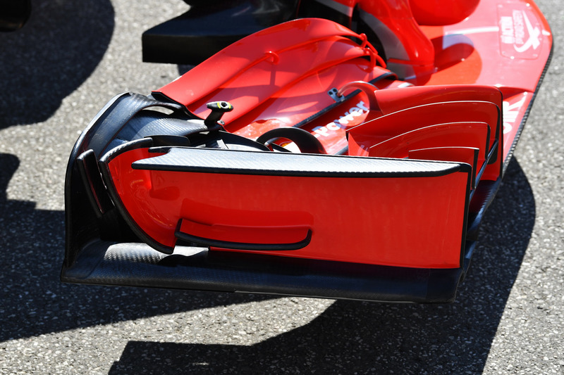 Ferrari SF71H voorvleugel