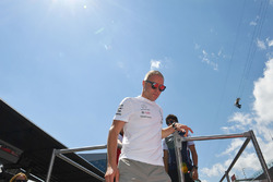 Valtteri Bottas, Mercedes-AMG F1 lors de la parade des pilotes