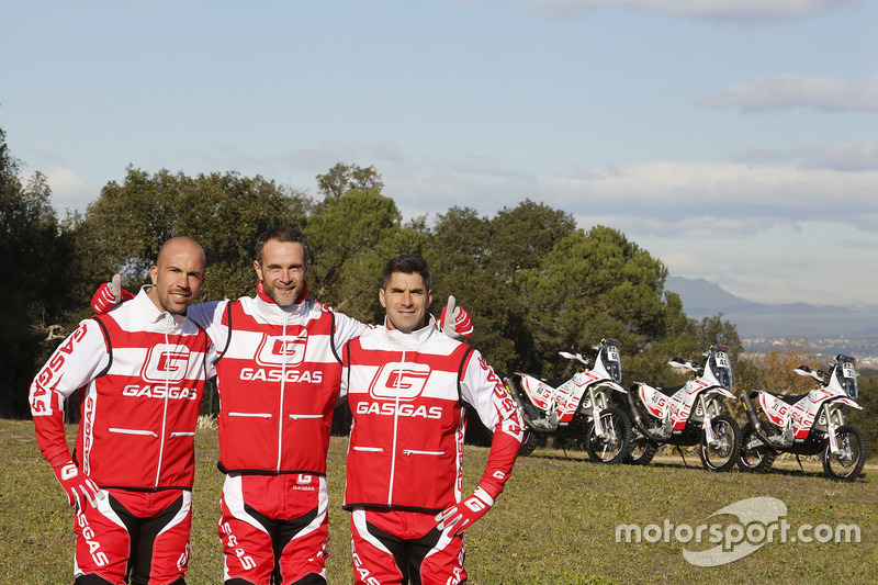 Johnny Aubert, Jonathan Barragán, Cristian España, GasGas Rally Team