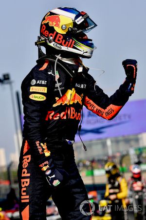 Race winner Daniel Ricciardo, Red Bull Racing celebrates in parc ferme