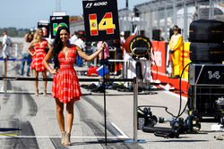 Grid Girl for Fernando Alonso, McLaren