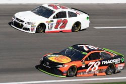 Martin Truex Jr., Furniture Row Racing Toyota, Cole Whitt, TriStar Motorsports Chevrolet