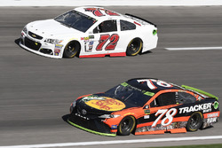Martin Truex Jr., Furniture Row Racing Toyota, Cole Whitt, TriStar Motorsports Chevrolet