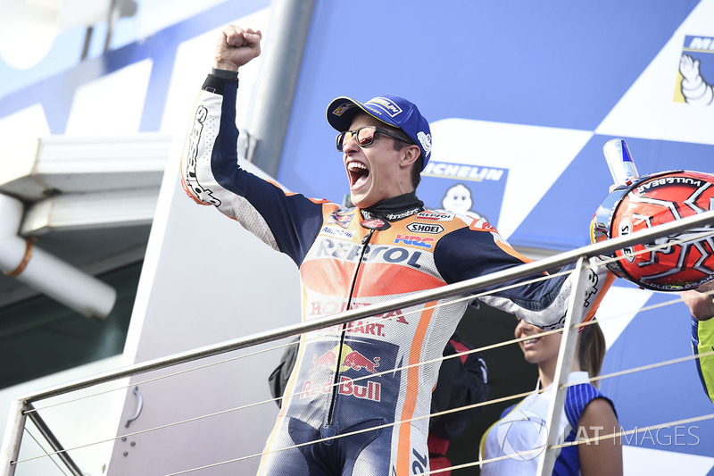 Podium: race winner Marc Marquez, Repsol Honda Team