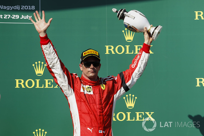 Podium: third place Kimi Raikkonen, Ferrari