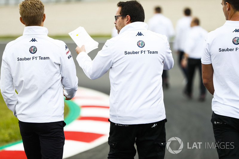 Pályabejárás - F1 2018 - Barcelona - csütörtök