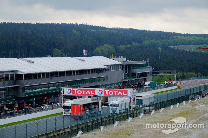 Vue générale du Circuit de Spa-Francorchamps