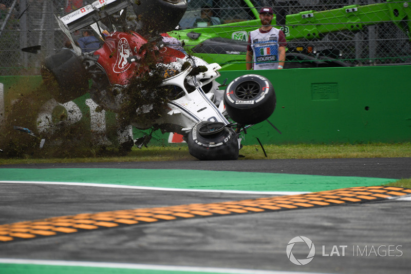 El accidente de Marcus Ericsson, Sauber C37