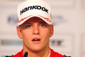 Press conference, Mick Schumacher, PREMA Theodore Racing Dallara F317 - Mercedes-Benz