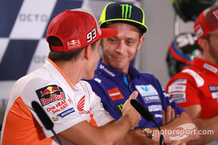 Valentino Rossi, Yamaha Factory Racing, Marc Marquez, Repsol Honda Team
