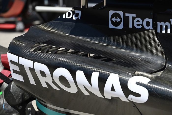 Mercedes W14 detalles técnicos