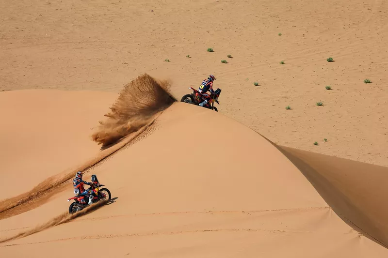 #73 BAS World KTM Racing Team KTM : Edgar Canet, 4 Red Bull KTM Factory Racing KTM : Daniel Sanders