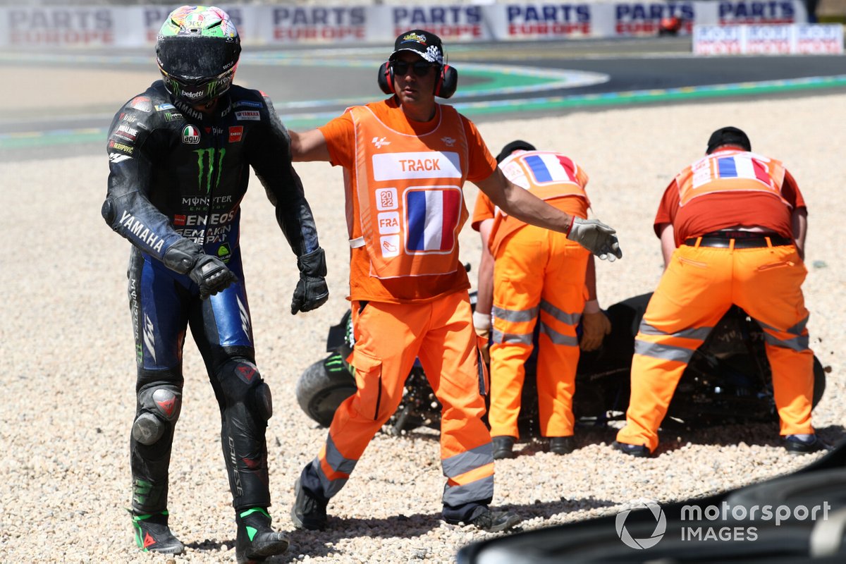 La chute de Franco Morbidelli en EL2