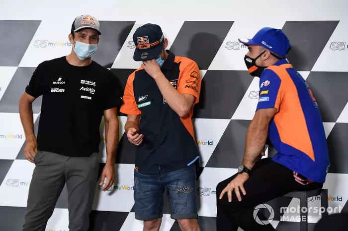 Johann Zarco, Avintia Racing, Brad Binder, Red Bull KTM Factory Racing, Miguel Oliveira, Red Bull KTM Tech 3 