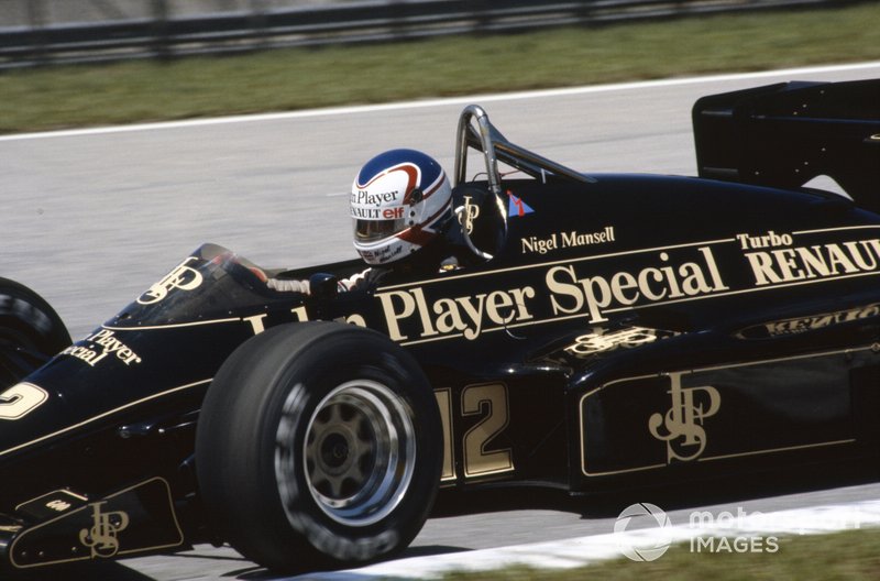 Nigel Mansell, Lotus 95T Renault
