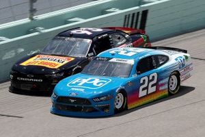 Austin Cindric, Team Penske Ford, Myatt Snider, Richard Childress Racing, Chevrolet Camaro