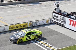 Race Winner Austin Cindric, Team Penske, Ford Mustang